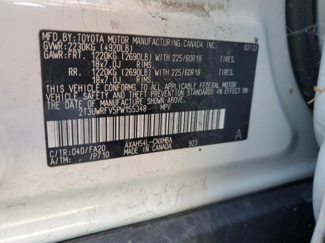 2023 TOYOTA RAV4 WOODL 2T3UWRFV5PW155348