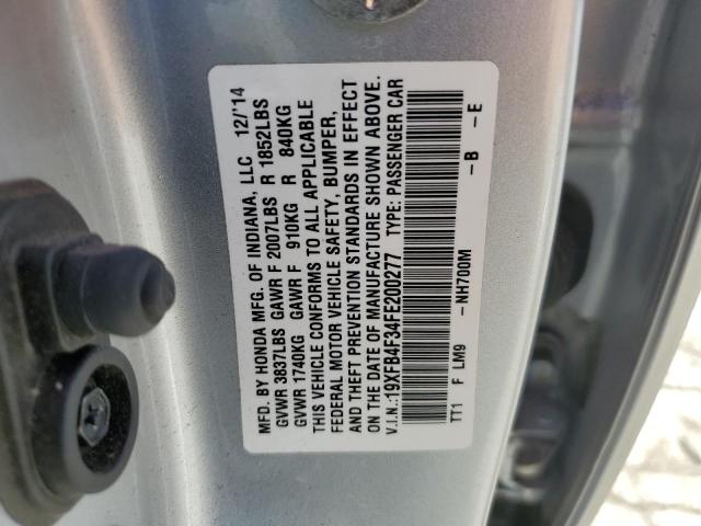 2015 HONDA CIVIC HYBR 19XFB4F34FE200277