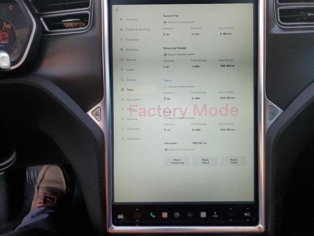 2015 TESLA MODEL S 60 5YJSA1S11FFP75791
