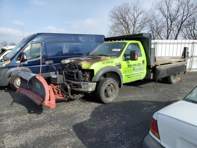 FORD F550 SUPER 2008 green chassis diesel 1FDAF57R98ED34686 photo #3