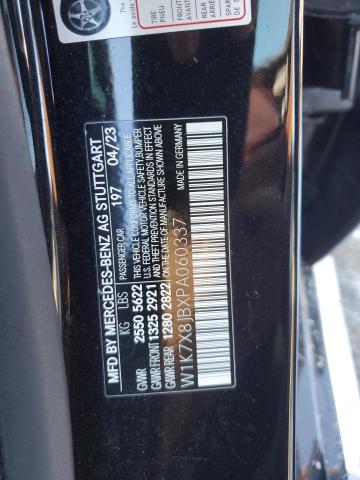 2023 MERCEDES-BENZ AMG GT 63 W1K7X8JBXPA060337