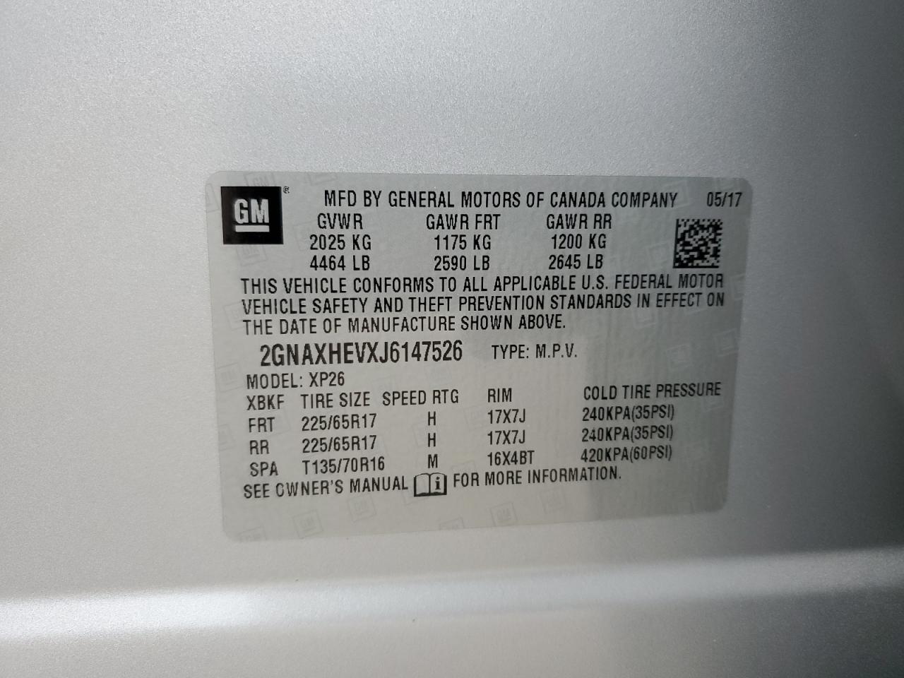 CHEVROLET EQUINOX LS