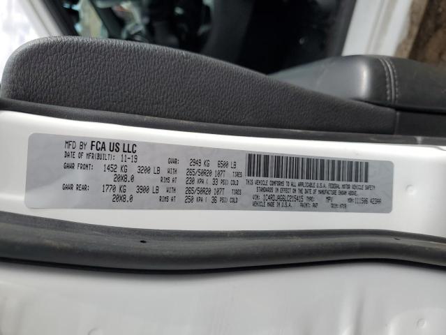 2020 DODGE DURANGO SX - 1C4RDJAG6LC215415