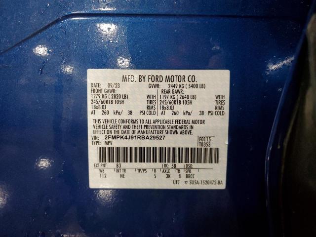 2024 FORD EDGE SEL - 2FMPK4J91RBA29527