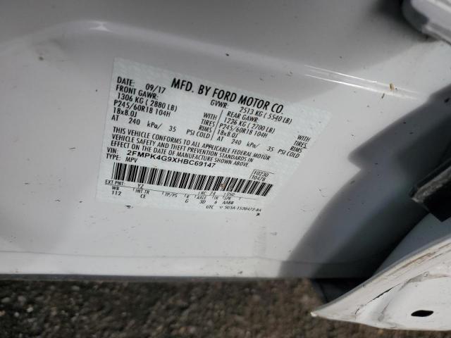 2017 FORD EDGE SE - 2FMPK4G9XHBC69147
