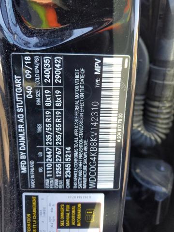 2019 MERCEDES-BENZ GLC 300 4M - WDC0G4KB8KV142310