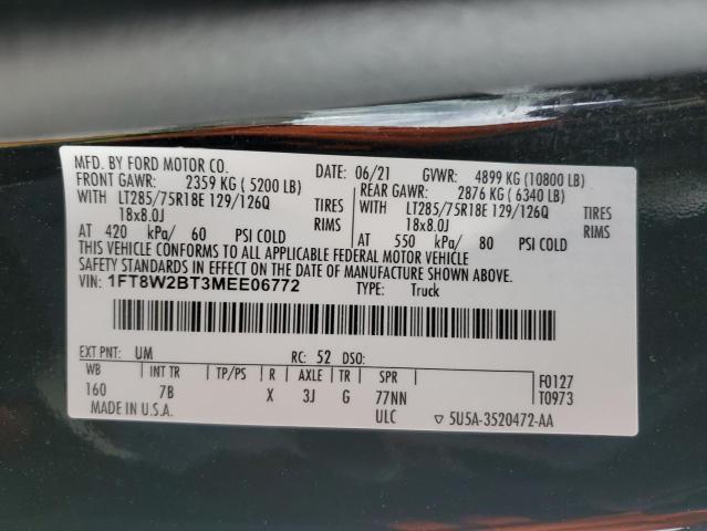 2021 FORD F250 SUPER - 1FT8W2BT3MEE06772