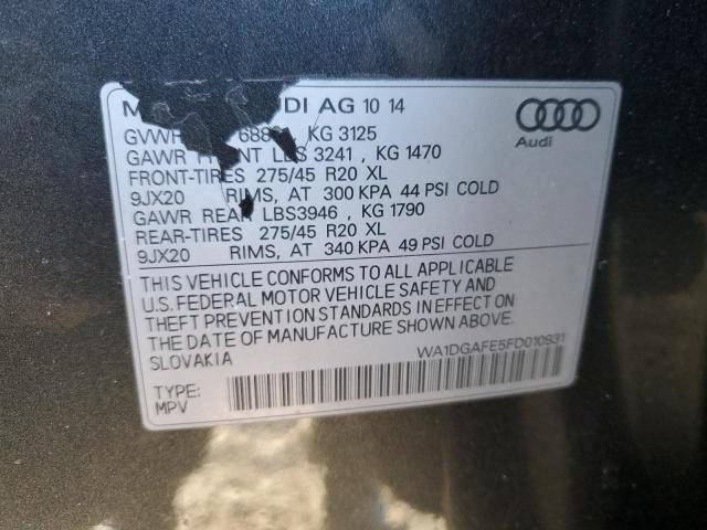 2015 AUDI Q7 PRESTIG - WA1DGAFE5FD010931
