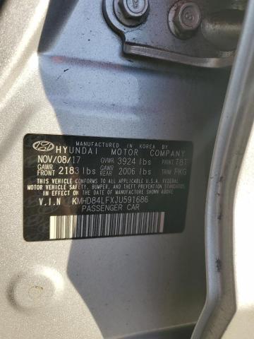 2018 HYUNDAI ELANTRA SE - KMHD84LFXJU591686