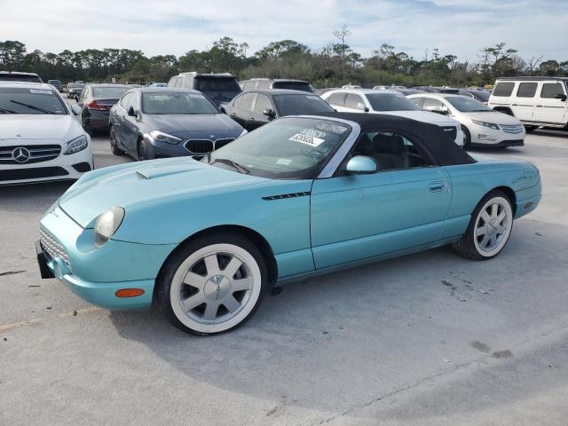 FORD THUNDERBIR 2002 teal converti gas 1FAHP60A92Y105771 photo #3