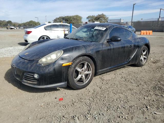 PORSCHE CAYMAN 2010 black coupe gas WP0AA2A87AU760633 photo #1