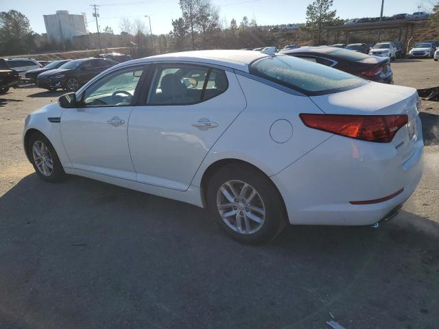 KIA OPTIMA LX 2012 white  gas 5XXGM4A77CG051830 photo #3