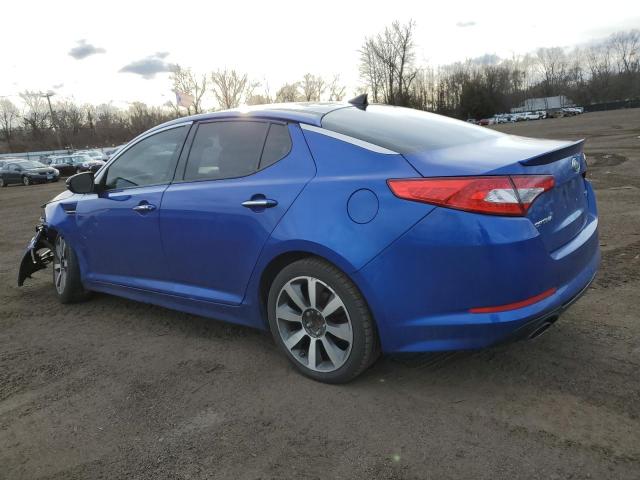 KIA OPTIMA SX 2012 blue  gas 5XXGR4A65CG046778 photo #3