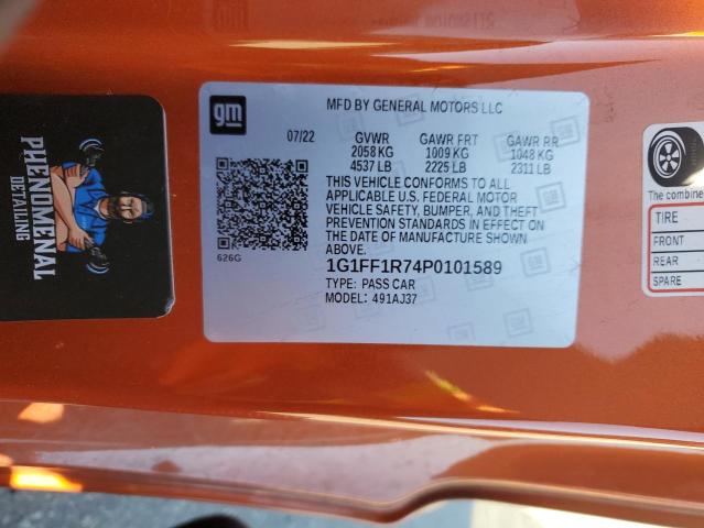 2023 CHEVROLET CAMARO LT1 - 1G1FF1R74P0101589