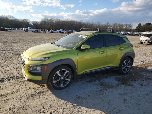 HYUNDAI KONA ULTIM 2019 green  gas KM8K53A50KU226584 photo #1