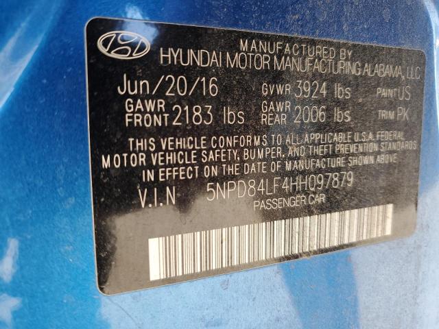 2017 HYUNDAI ELANTRA SE - 5NPD84LF4HH097879