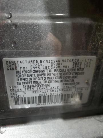 2015 NISSAN SENTRA S - 3N1AB7AP9FY214862