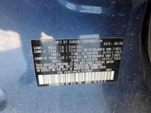 2020 SUBARU OUTBACK LI 4S4BTANC6L3225997