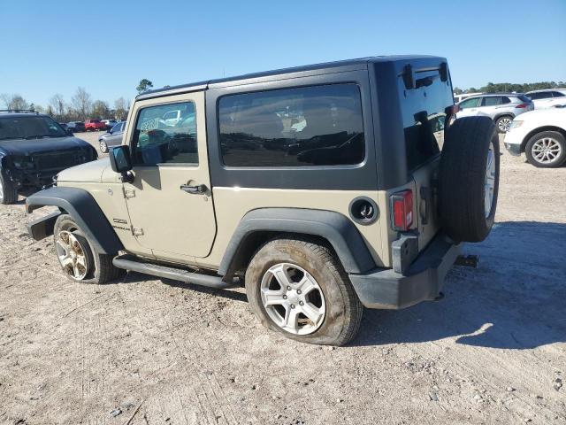 JEEP WRANGLER S 2017 tan  flexible fuel 1C4AJWAG8HL725145 photo #3