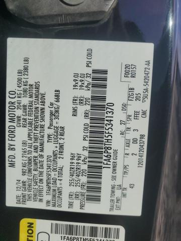 2015 FORD MUSTANG - 1FA6P8TH5F5341370
