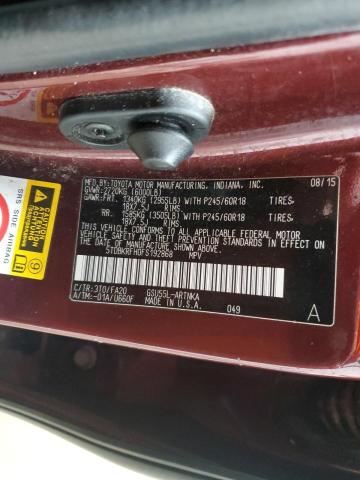 2015 TOYOTA HIGHLANDER - 5TDBKRFH0FS192868