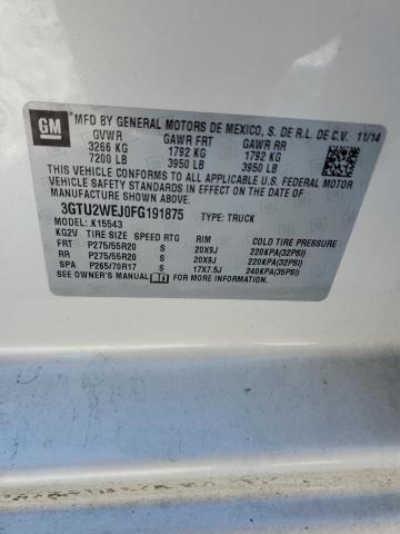 2015 GMC SIERRA K15 - 3GTU2WEJ0FG191875