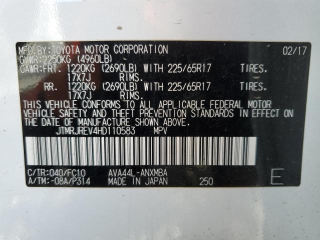 2017 TOYOTA RAV4 HV LE - JTMRJREV4HD110583