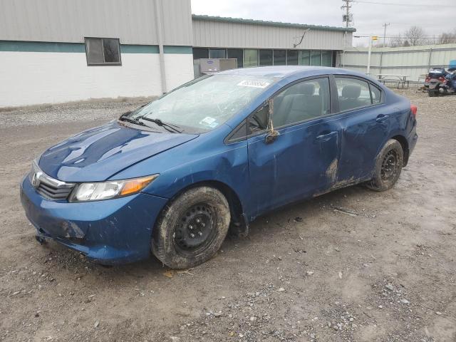 HONDA CIVIC LX 2012 blue  gas 19XFB2F56CE080614 photo #1