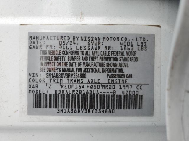 2024 NISSAN SENTRA SR - 3N1AB8DV3RY354880