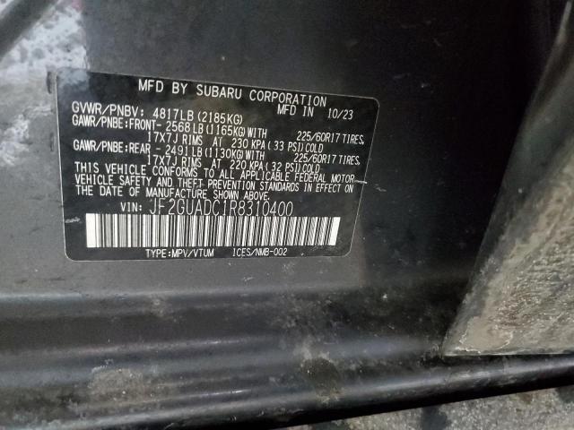 2024 SUBARU CROSSTREK - JF2GUADC1R8310400