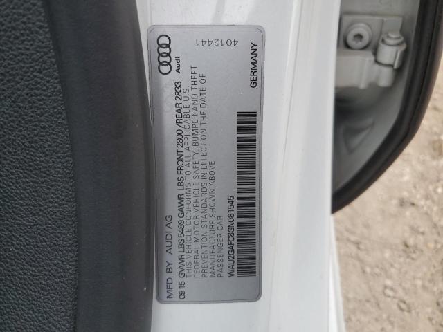2016 AUDI A7 PRESTIG WAU2GAFC8GN081545