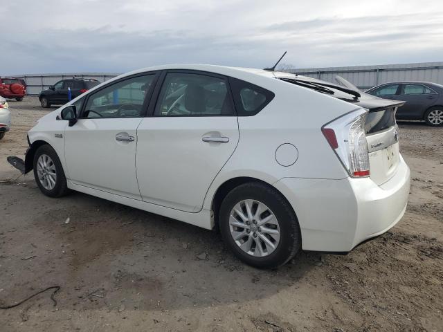 TOYOTA PRIUS PLUG 2013 white hatchbac hybrid engine JTDKN3DP5D3041926 photo #3