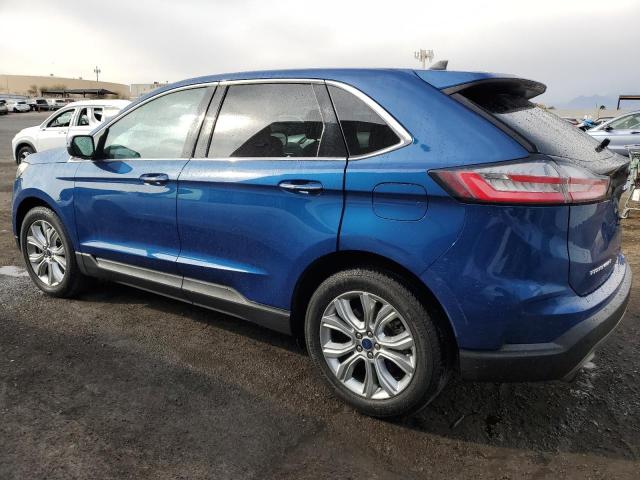 FORD EDGE TITAN 2022 blue  gas 2FMPK4K90NBA39880 photo #3