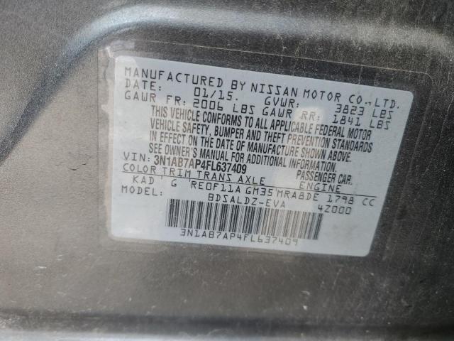 2015 NISSAN SENTRA S - 3N1AB7AP4FL637409