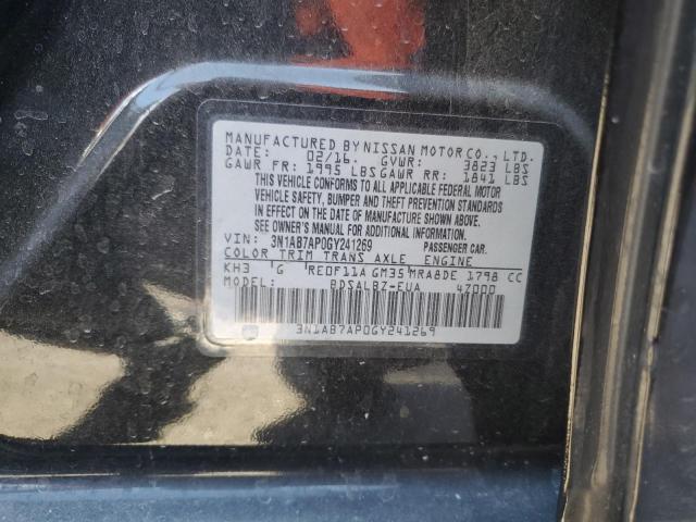 2016 NISSAN SENTRA S - 3N1AB7AP0GY241269