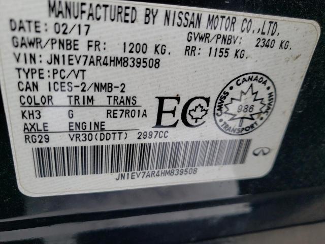 2017 INFINITI Q50 PREMIU - JN1EV7AR4HM839508