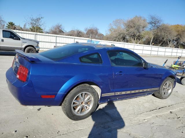 FORD MUSTANG 2005 blue coupe gas 1ZVFT80N255151957 photo #4