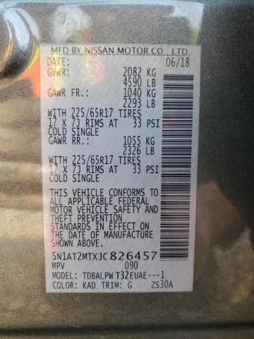 2018 NISSAN ROGUE S - 5N1AT2MTXJC826457