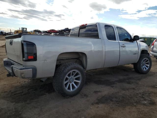 CHEVROLET SILVERADO 2007 silver 4dr ext gas 1GCEK19YX7Z515821 photo #4