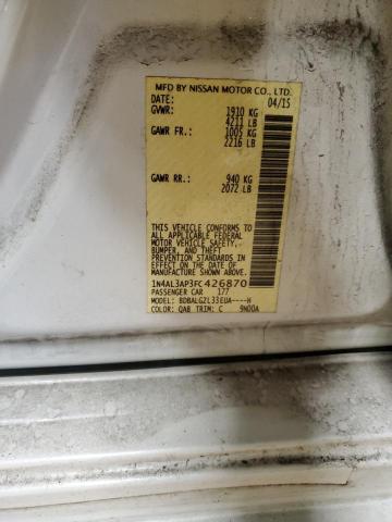 2015 NISSAN ALTIMA 2.5 - 1N4AL3AP3FC426870