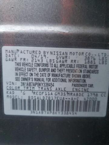 2019 NISSAN SENTRA S - 3N1AB7AP8KY338454