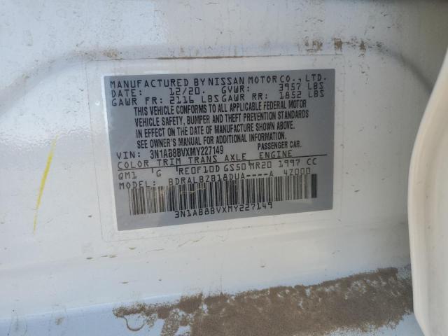 2021 NISSAN SENTRA S - 3N1AB8BVXMY227149
