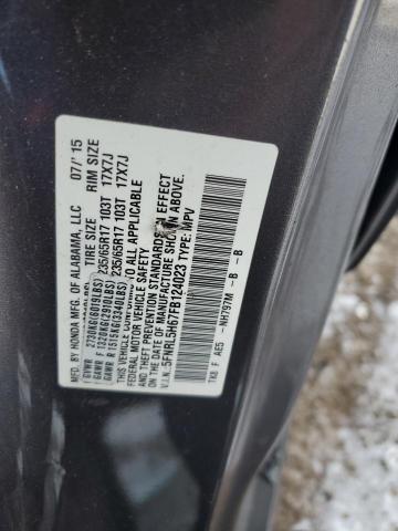 2015 HONDA ODYSSEY EX 5FNRL5H67FB124023