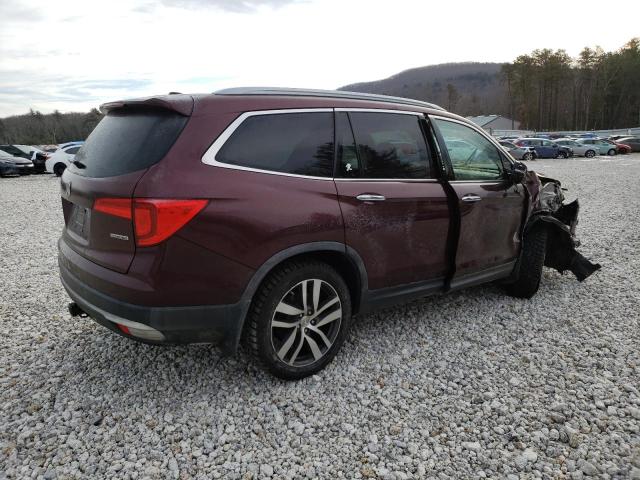 Vin: 5fnyf5h93gb014701, lot: 88600505, honda pilot touring 20163