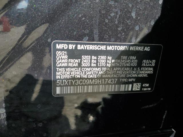 2021 BMW X3 SDRIVE3 - 5UXTY3C09M9H17437