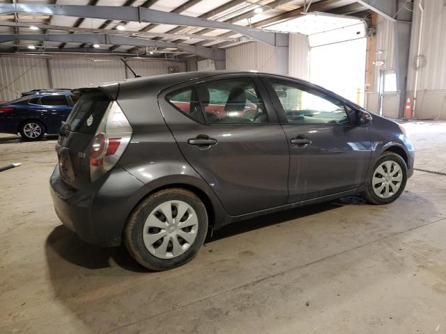 TOYOTA PRIUS C 2012 gray  hybrid engine JTDKDTB3XC1017800 photo #4