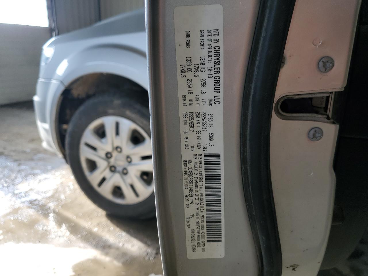 Lot #3090640513 2014 DODGE JOURNEY SE