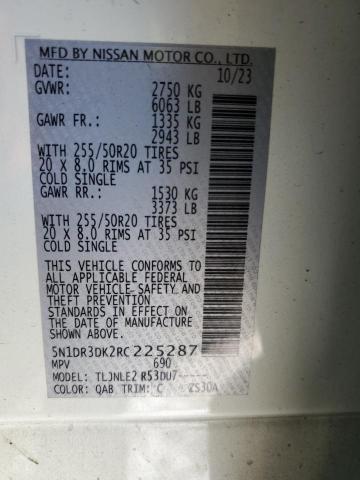 2024 NISSAN PATHFINDER - 5N1DR3DK2RC225287
