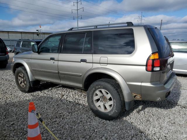 MITSUBISHI MONTERO 2002 tan  gas JA4MT31R82P006978 photo #3