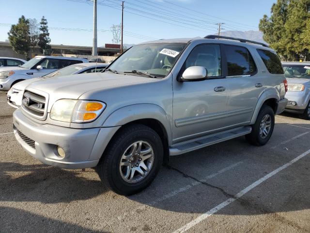 TOYOTA SEQUOIA SR 2003 silver  gas 5TDZT34A13S190413 photo #1